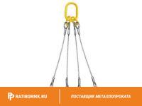 Строп канатный 4СК 1т D=7,6мм L=9м ГОСТ 25573-82