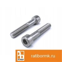 Винт нержавеющий М4х60 мм А4 DIN 912