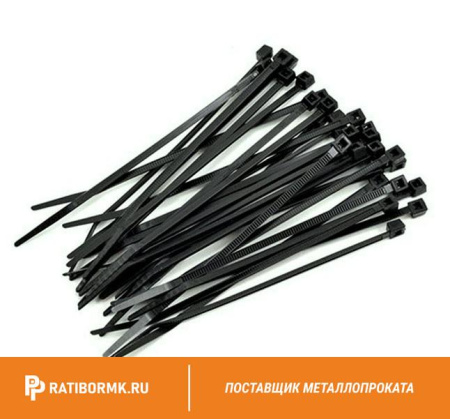 Кабельная стяжка 4,8х390 бесцв./черн